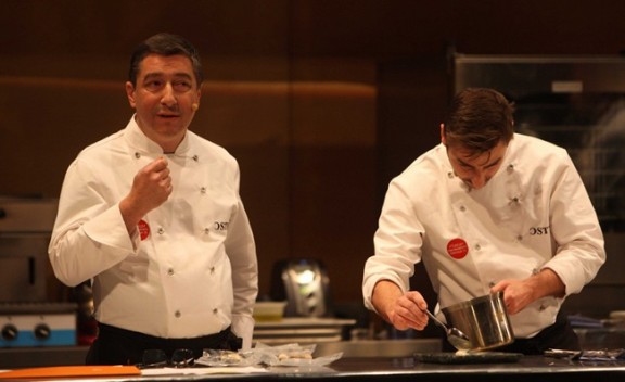Joan i Jordi Roca en l'anterior edició del Fòrum Gastronòmic de Girona