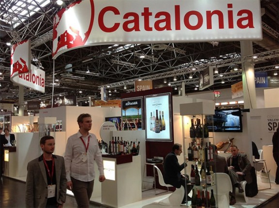 L'estand de Catalunya en una edició anterior de Prowein