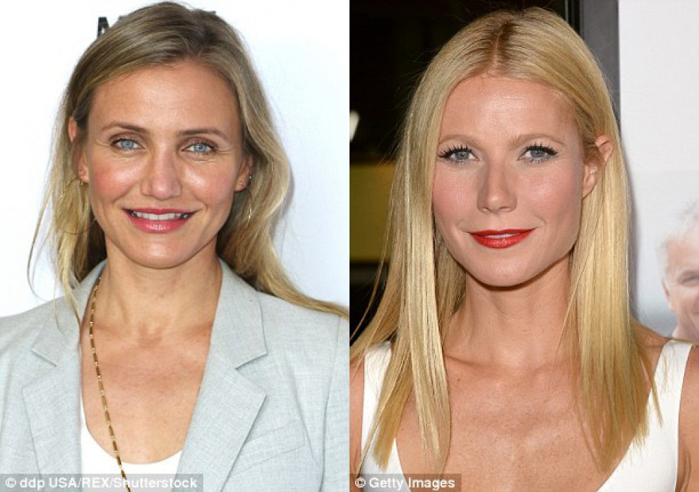Cameron Diaz, a l'esquerra, i Gwyneth Paltrow