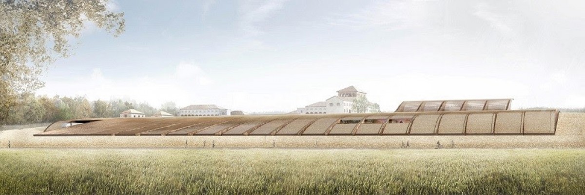 Maqueta del nou celler de Perelada