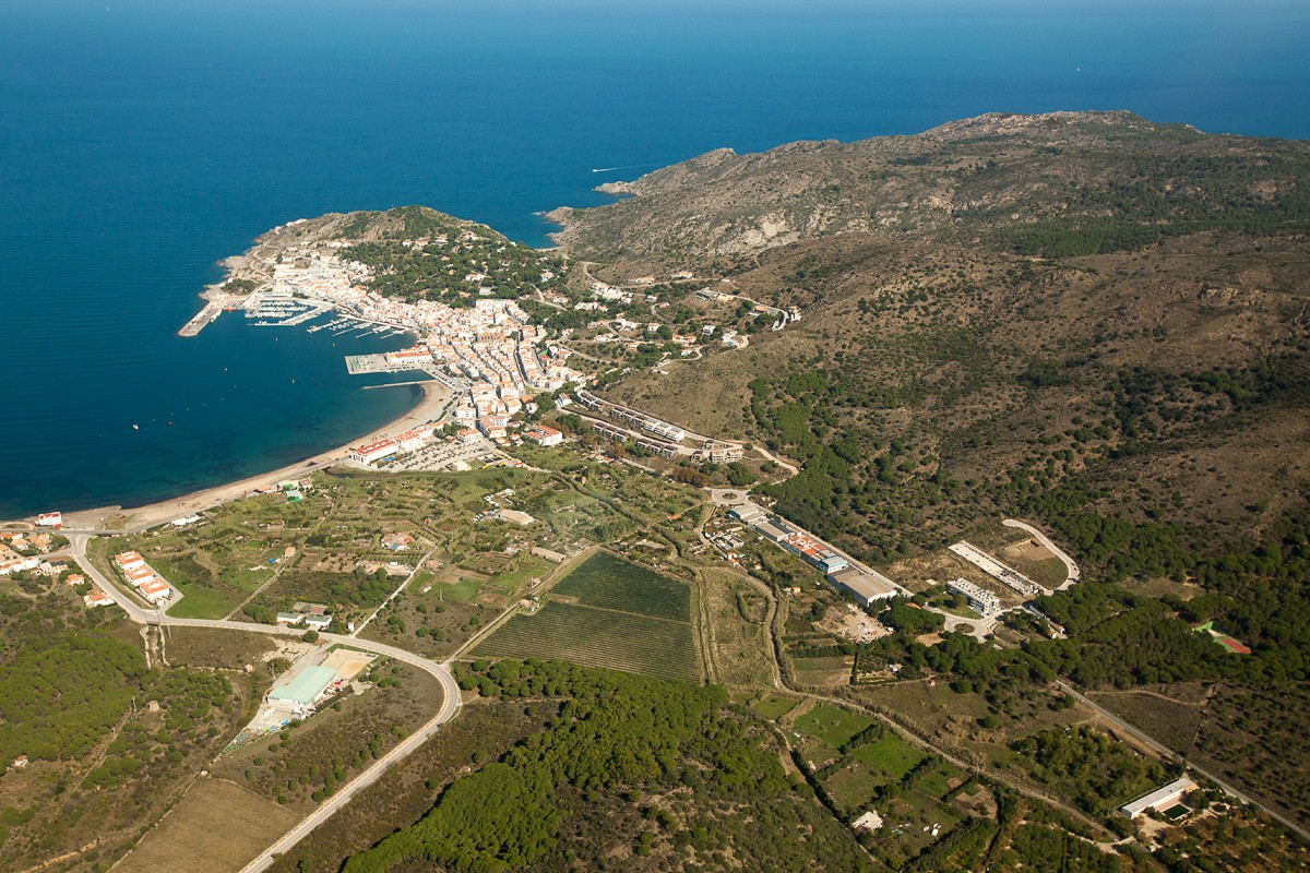 Vista aèria de l'Alt Empordà