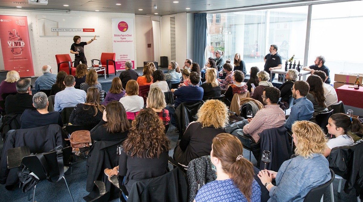 Empar Moliner en un dels Tastos amb personalitat