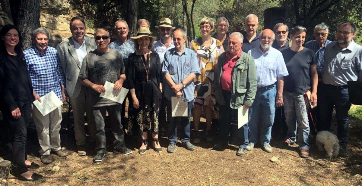 Imatge dels participants en l'acte celebrat a Manresa