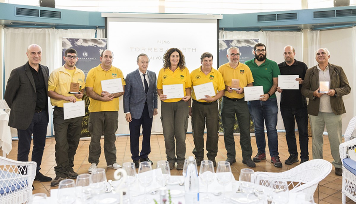 Tomàs Molina, Miguel A. Torres i els guardonats amb els I Premis Torres & Earth al voluntariat. 