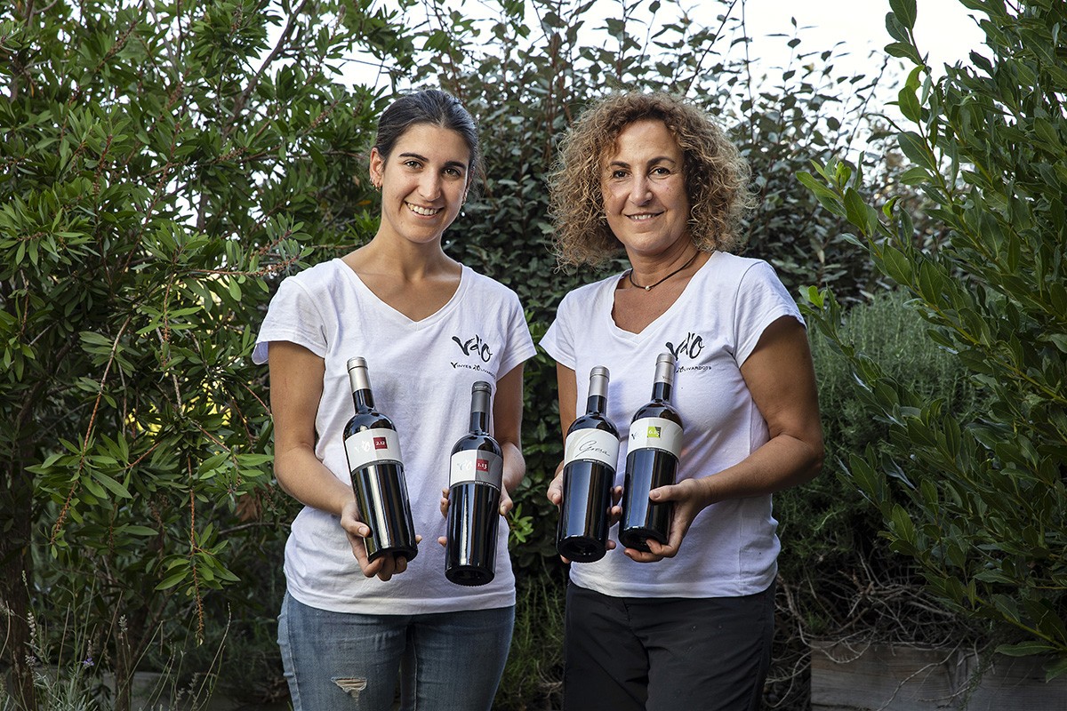 Carme Casacuberta amb la seva filla, Carlota Pena