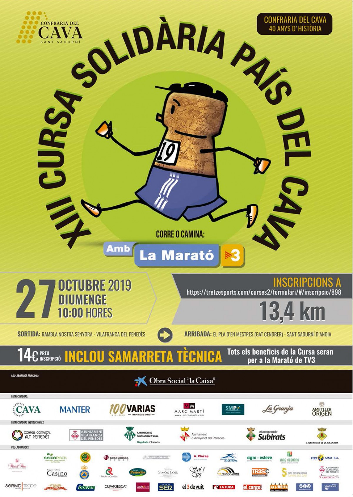 Guanyadors de l'edició de la cursa de l'any passat