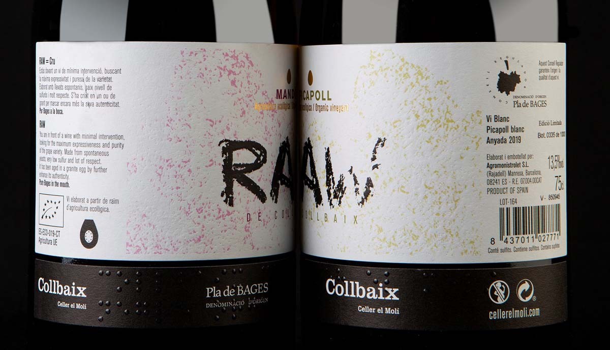 El Raw Picapoll i el Raw Mandó de Collbaix Celler el Molí.