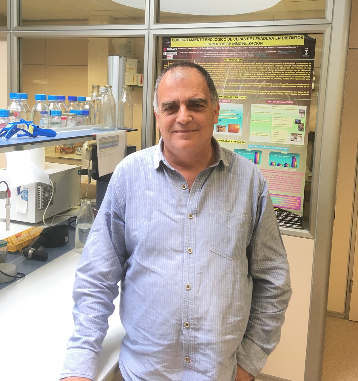 Lluís Giralt, investigador i tècnic de l'INCAVI