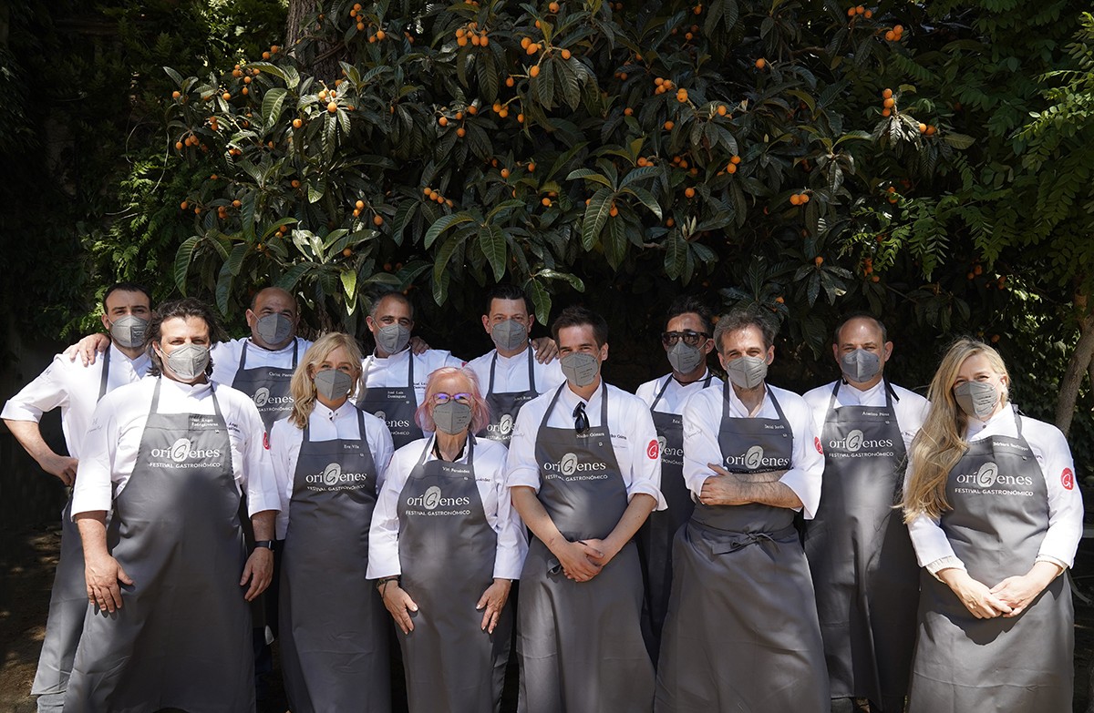 Els 12 cuiners del festival.