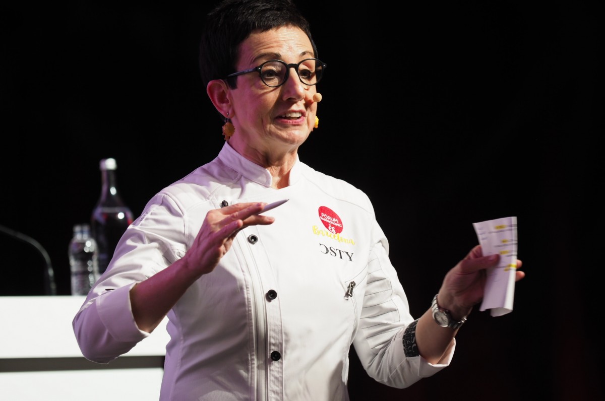 Carme Ruscalleda en una edició anterior del Fòrum