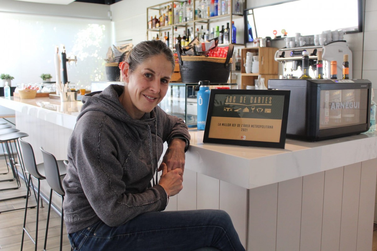 Maria Espín, guanyadora del premi a millor xef de l'Àrea Metropolitana de Barcelona de Joc de Cartes