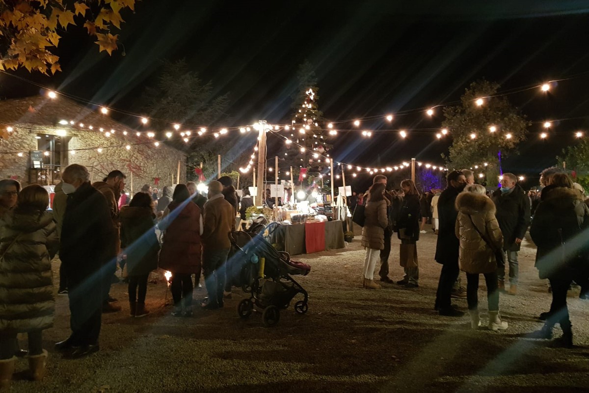 Abadal Christmas Market a la mascia del celler Abadal
