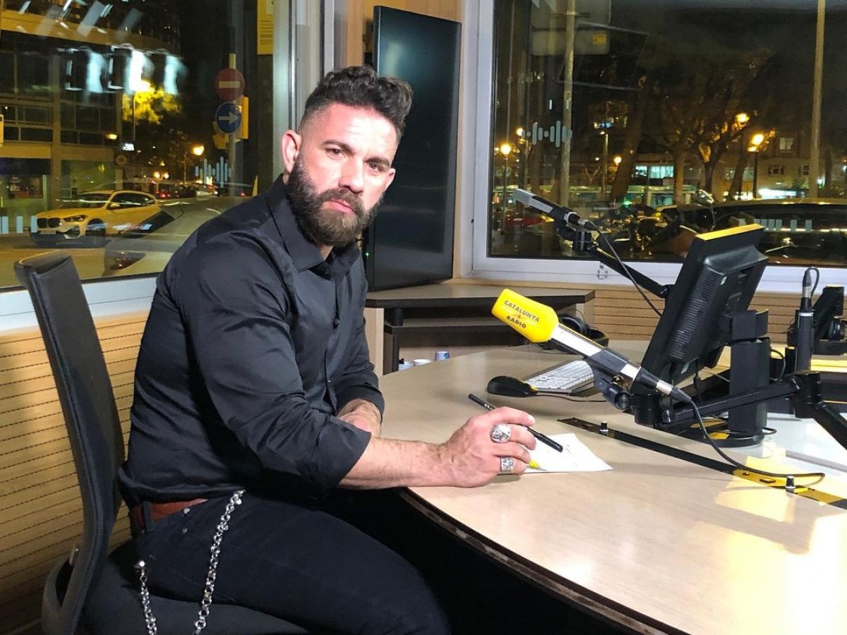 Marc Ribas, al plató de «Crims» 