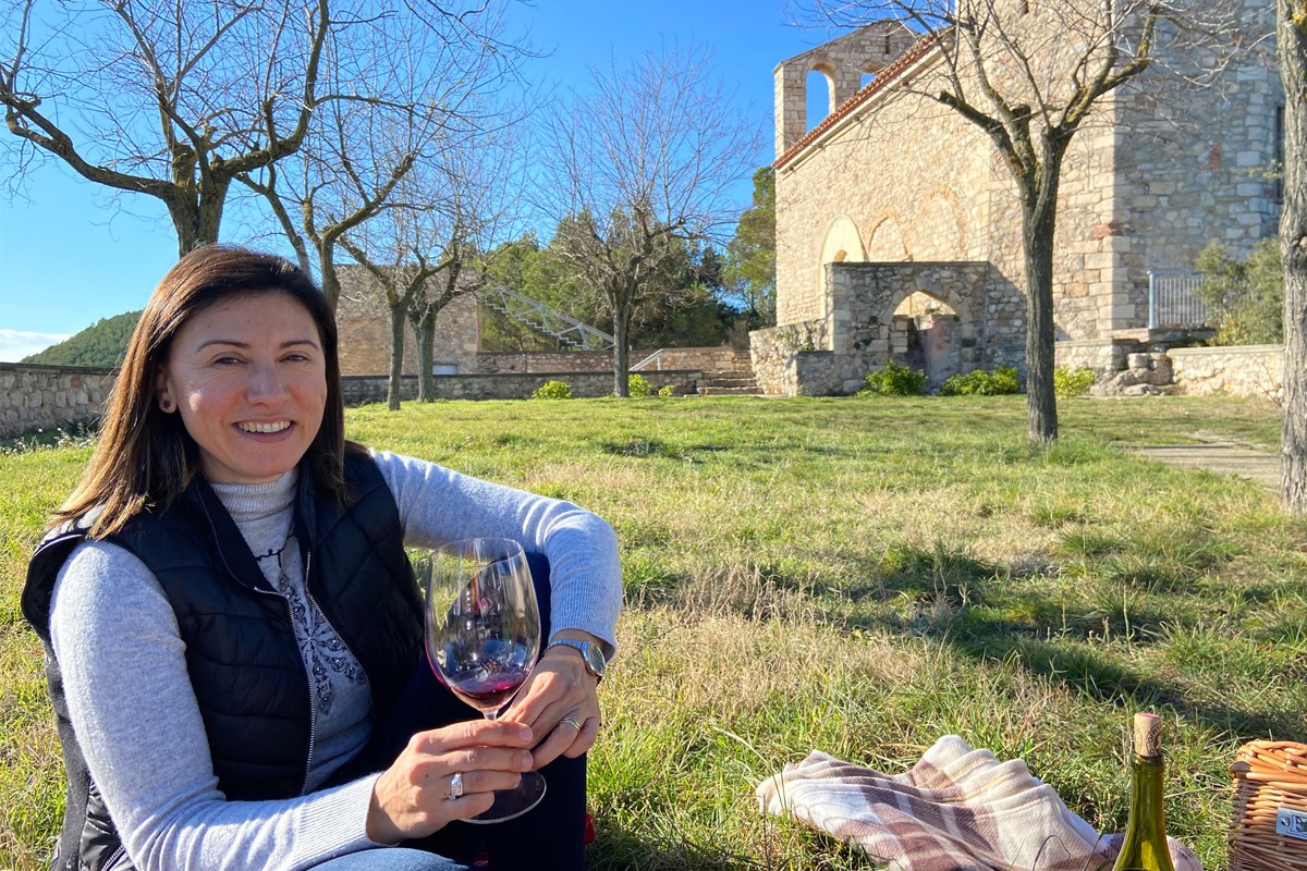 Marta casas, enòloga de Parés Baltà