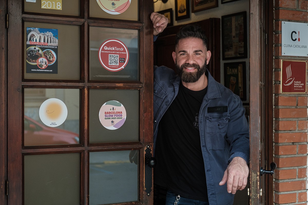 Marc Ribas al seu restaurant de Terrassa