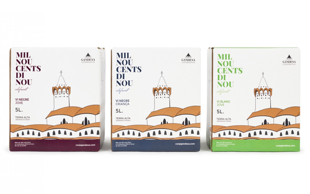 Els nous formats bag-in-box de la Cooperativa de Gandesa