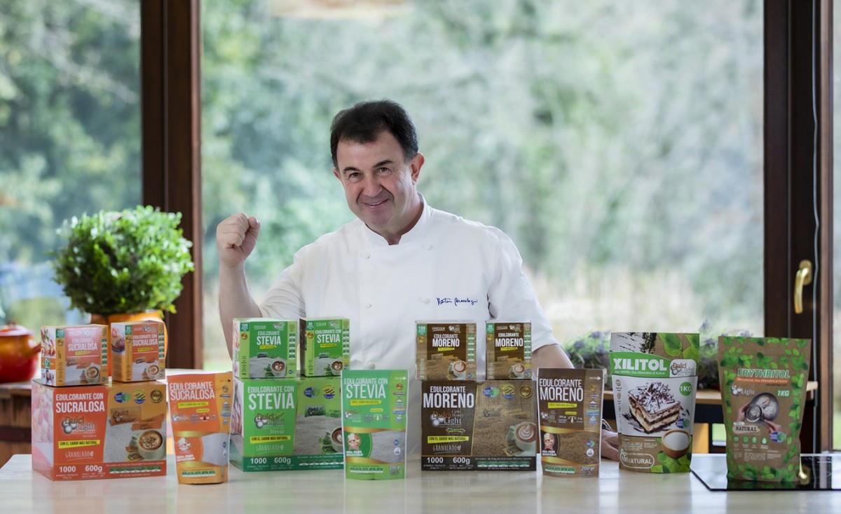 Martin Berasategui és la nova imatge dels productes 'Dulcilight'