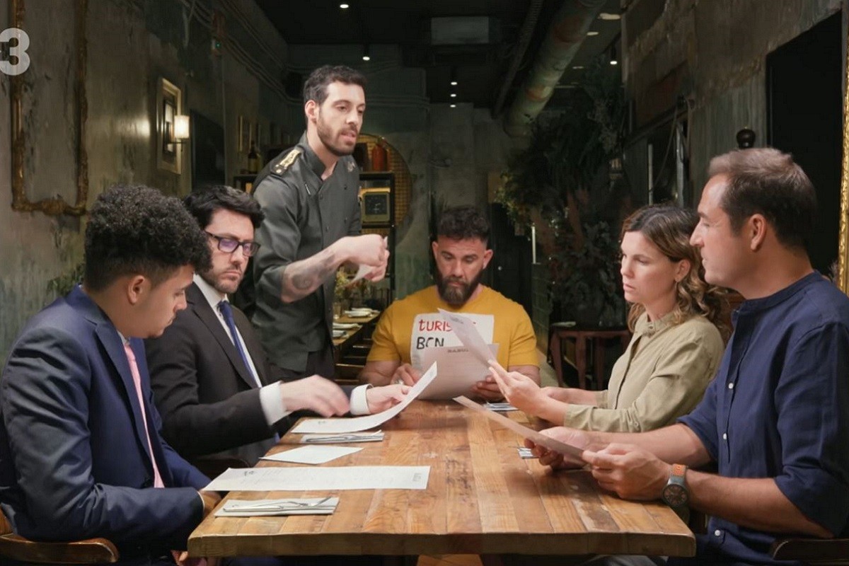 El David i el Miquel, a l'esquerra, durant el programa