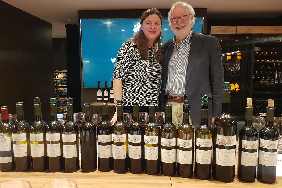 Christopher i Anne-Josephine Cannan després del tast