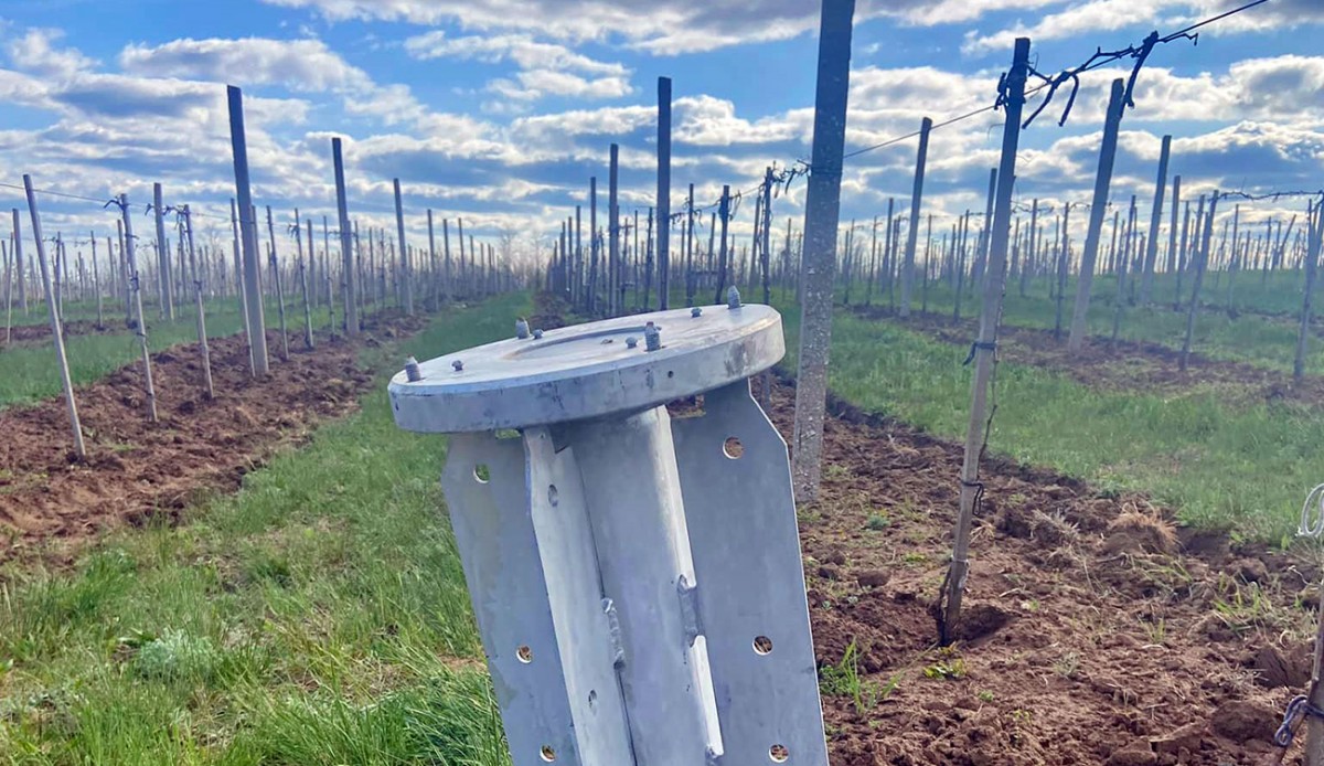 Un mísil rus entre vinyes a Ucraïna