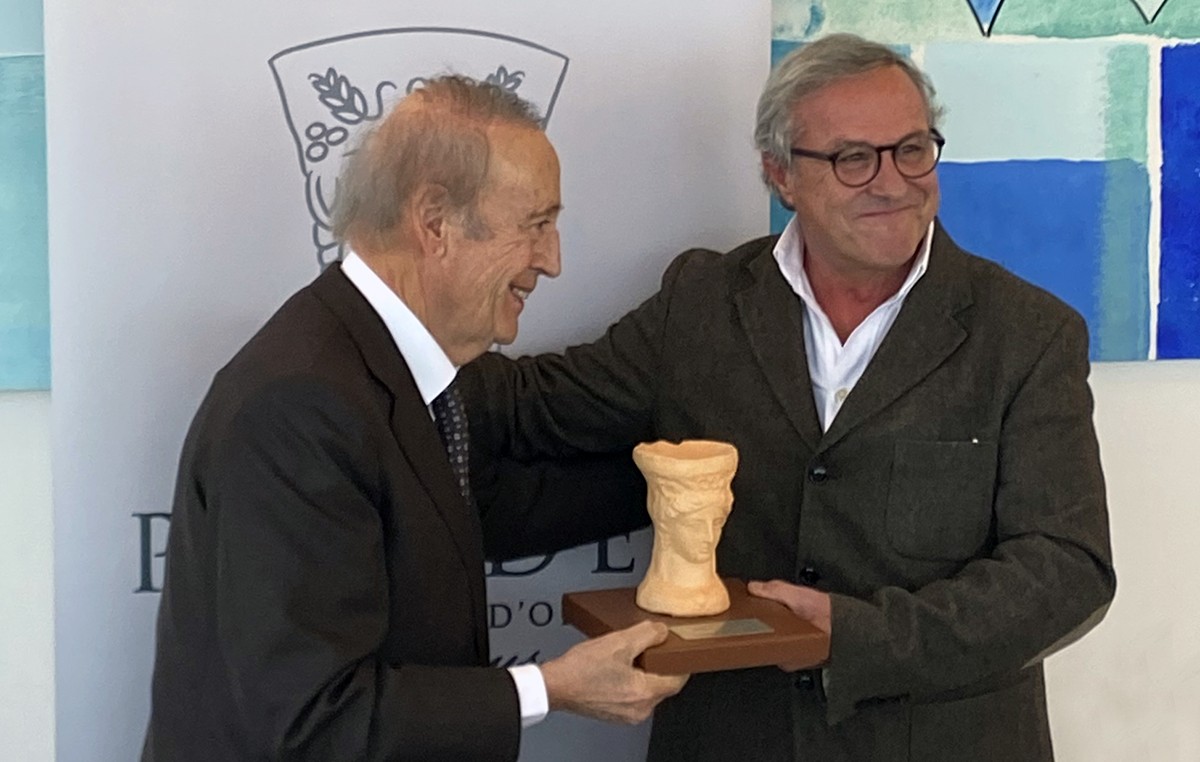 Miguel A. Torres i el president de la DO Penedès, Joan Huguet