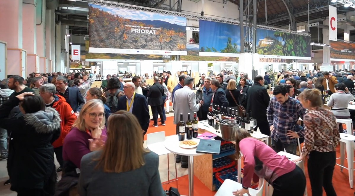 Un dels expositors a la tercera edició de la Barcelona Wine Week.