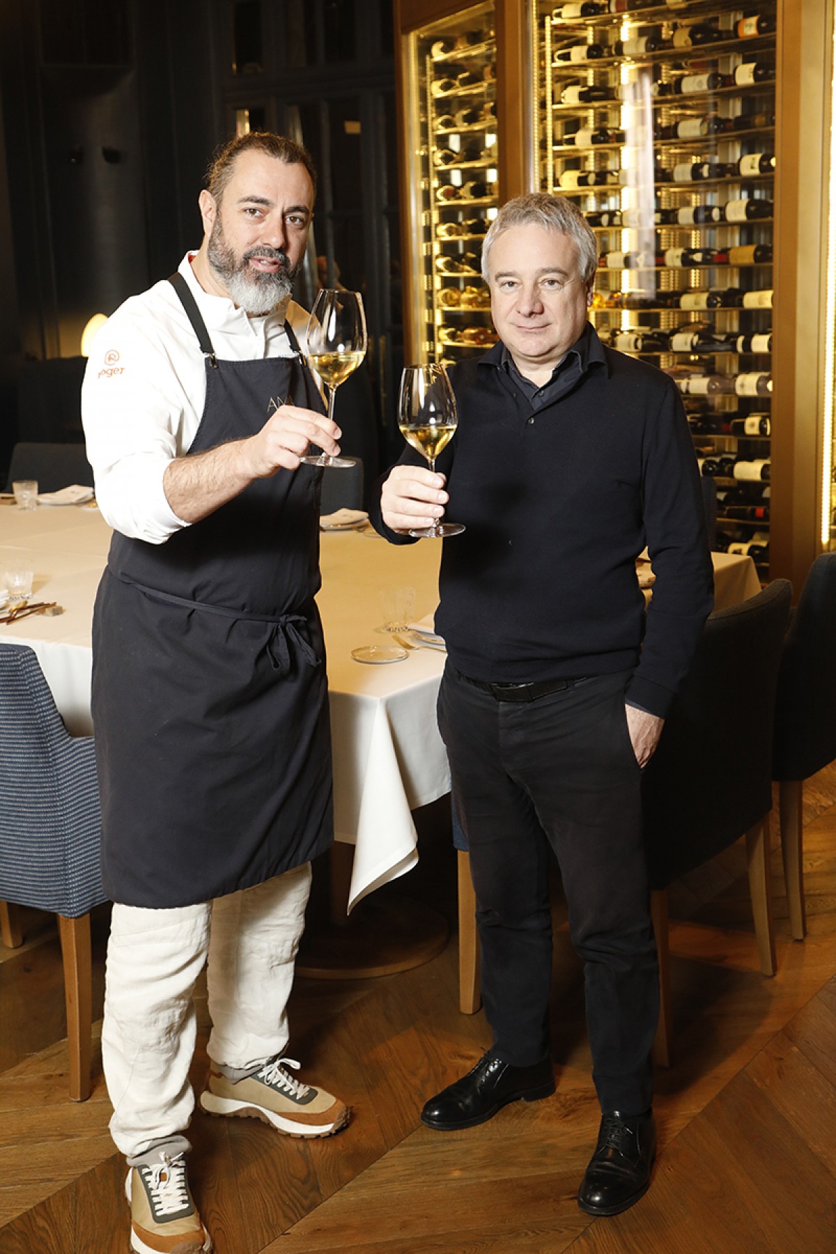 Rafa Zafra i Quim Vila, a la presentació del 15è Tast per Parelles de Vila Viniteca