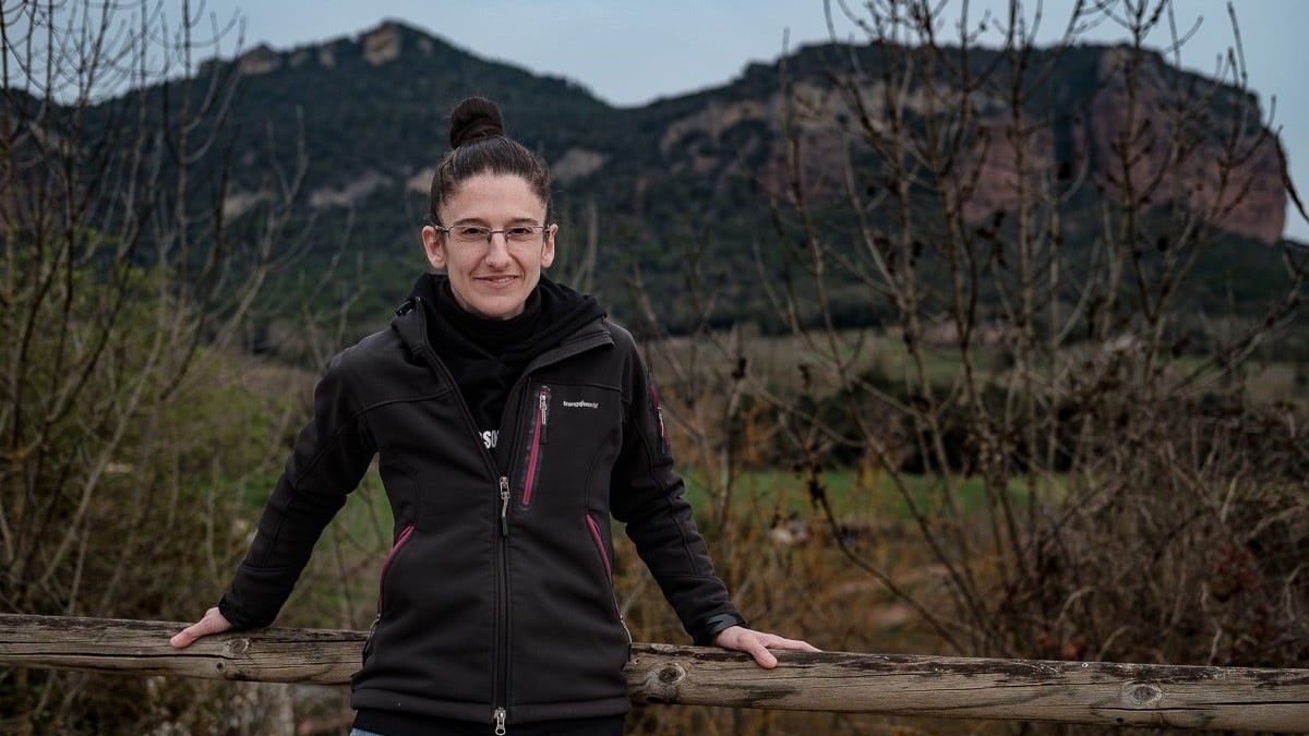 Maria Nicolau a Vilanova de Sau, en una entrevista amb Nació