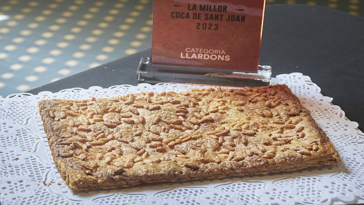 El Racó, de Granollers, ha estat guardonat per la seva coca de llardons.