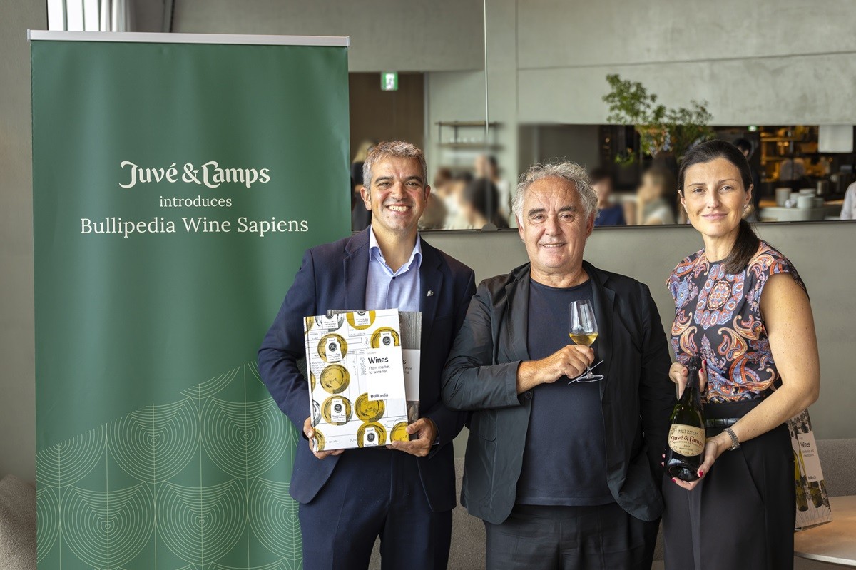 Ferran Centelles, Ferran Adrià i Meritxell Juvé el dia de la presentació