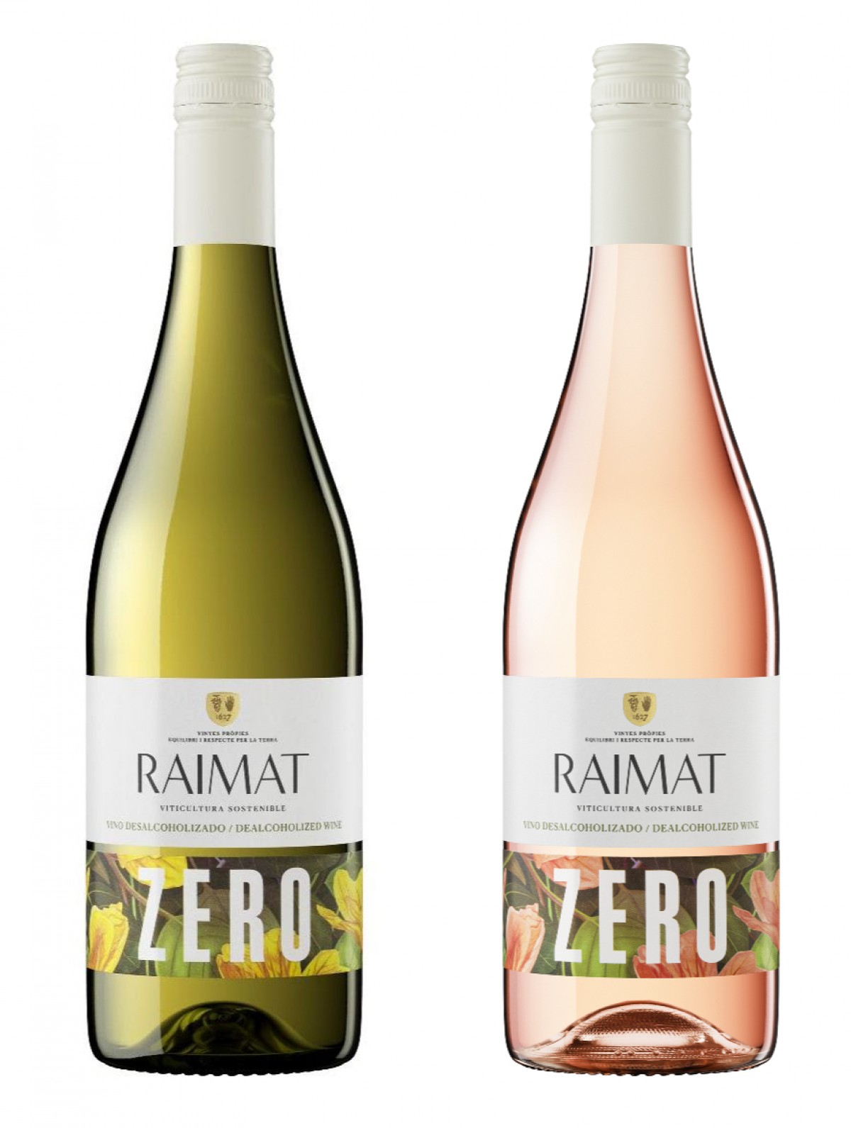 Els primers vins sense alcohol de Raimat són el Raimat Zero blanc i el Raimat Zero Rosat