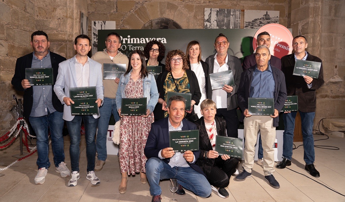 Els guanyadors del Concurs de Vins amb DO Terra Alta 2025 