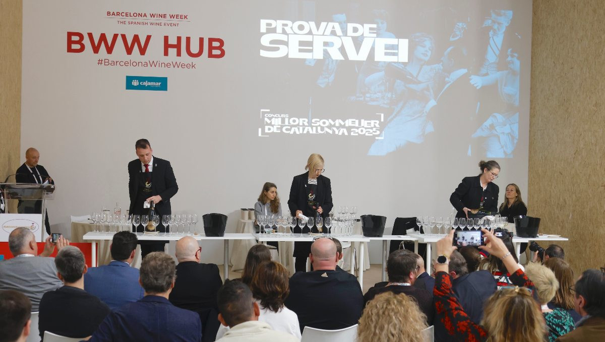 Participants de la passada edició del Concurs Millor Sommelier de Catalunya 2026, organitzat per l’Associació Catalana de Sommeliers