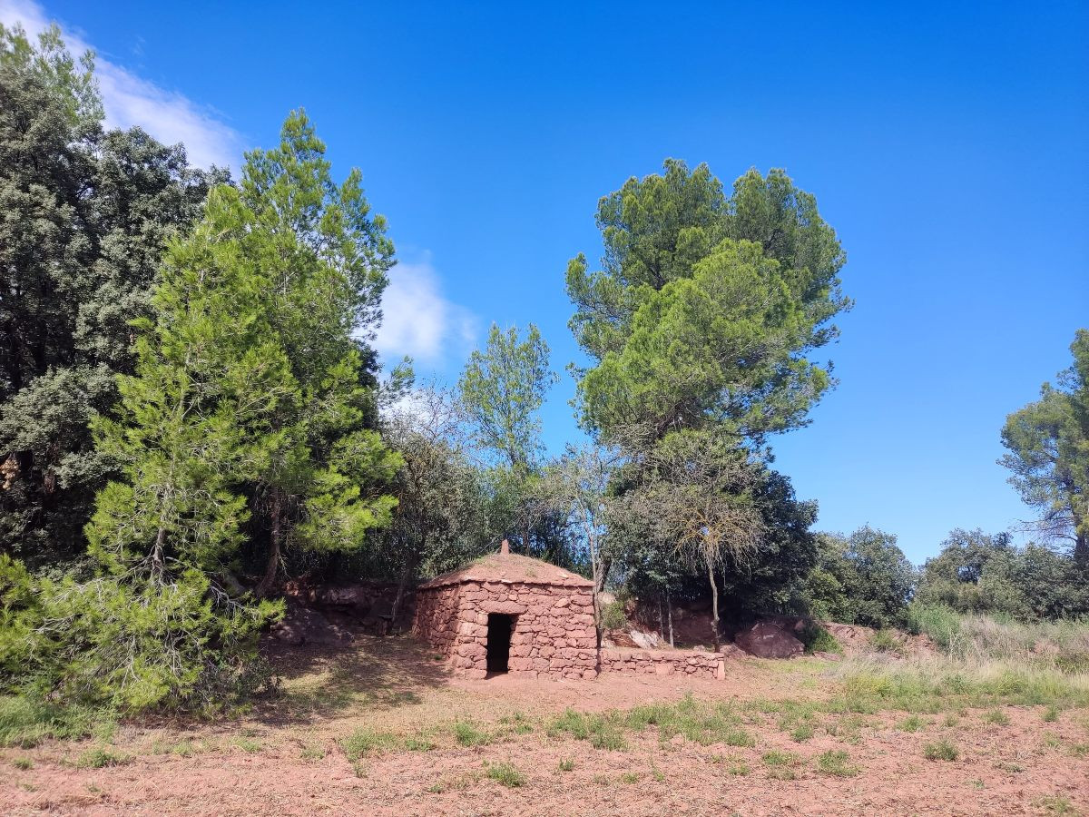 Barraca de vinya rehabilitada al Bages, exemple del patrimoni de pedra seca que el Premi Viu la Pedra Seca vol preservar i posar en valor.