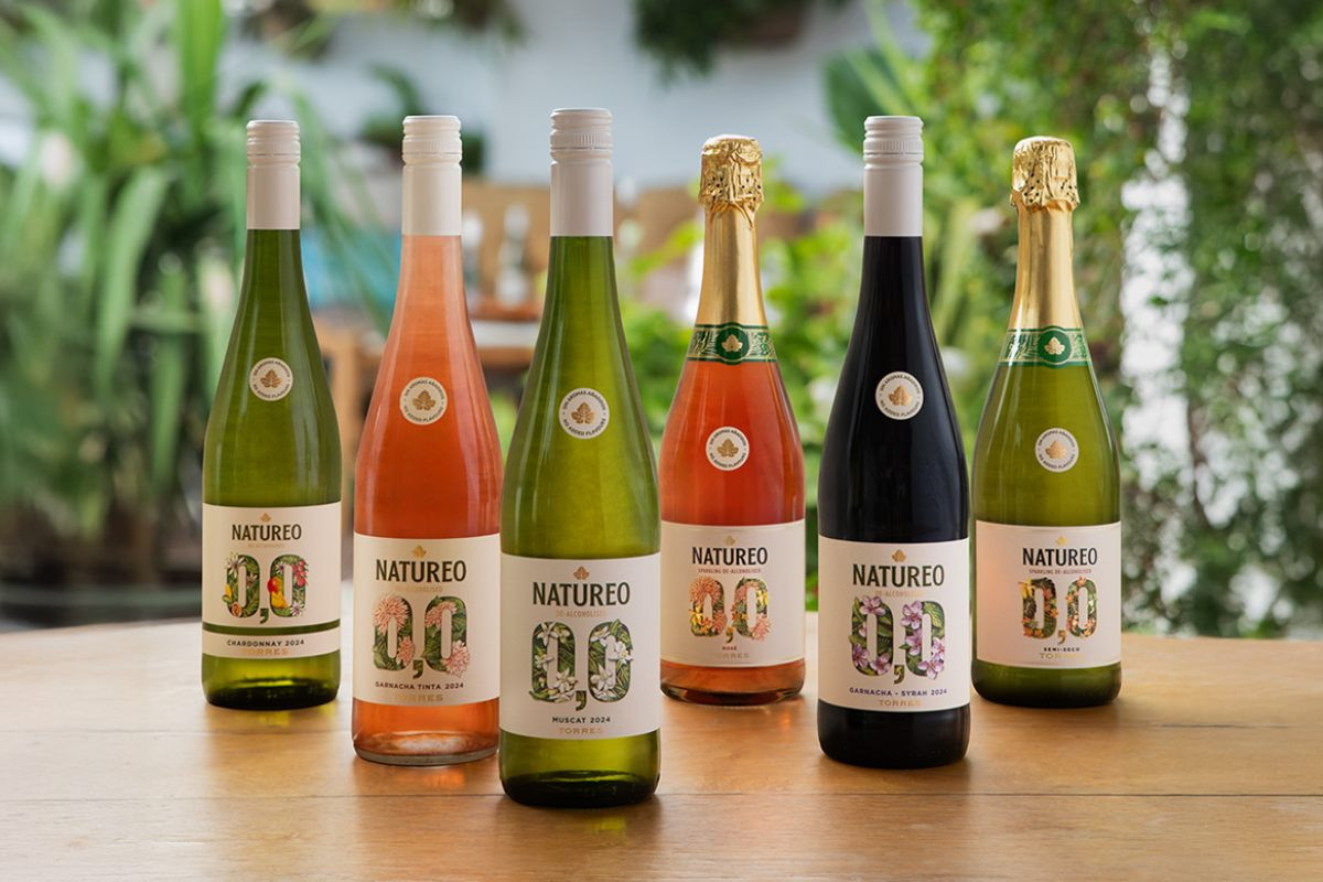 Gamma de vins sense alcohol Natureo de Família Torres, referent internacional en el segment 0,0
