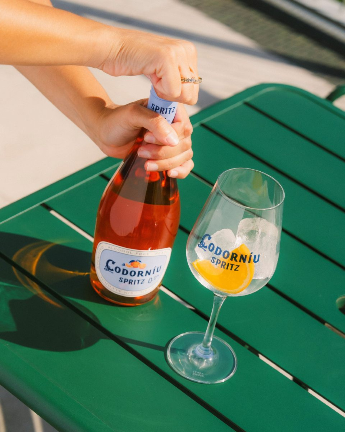 Spritz 0,0%, la nova proposta sense alcohol de Codorníu